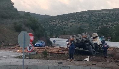 Balıkesir’de freni arızalanan tırdan atlayan sürücü öldü