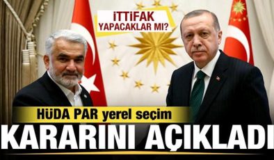 HÜDA Par yerel seçim kararını açıkladı! İttifak yapacaklar mı?