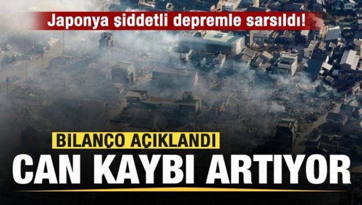 Japonya şiddetli depremle sarsıldı! Bilanço açıklandı! Ölü sayısı…