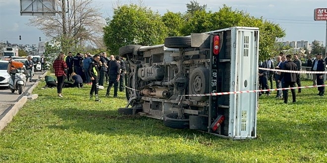 Antalya’da Ceza İnfaz Kurumuna Ait Kamyonetin Devrilmesi Sonucu Bir Kişi Hayatını Kaybetti