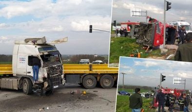 Tekirdağ’da Tır ile Minibüs Çarpıştı: 5 Kişi Hayatını Kaybetti