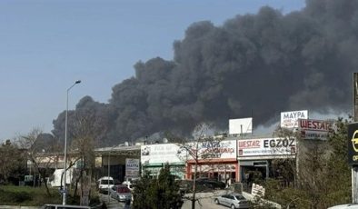 Ankara Hurdacılar Sanayi Sitesi’nde yangın çıktı