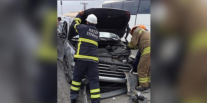 Hatay’da zincirleme kaza: 7 yaralı