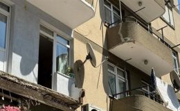 İstanbul’da 5 katlı binada balkon çöktü