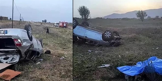 Antalya’da otomobil, takla attı: 2 ölü, 3 yaralı