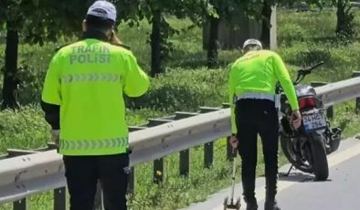 Basın Ekspres’te makas atan motosiklet bariyerlere çarptı: 1 ölü 1 yaralı