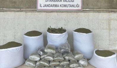 Diyarbakır’da 173 kilogram esrar ele geçirildi