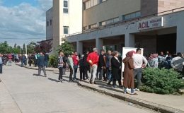 İslahiye Devlet Hastanesinde endişeli bekleyiş