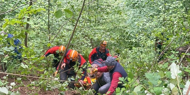 Kontrolden çıkan araç uçuruma yuvarlandı: 1 ölü, 4 yaralı