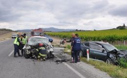 Manisa’da trafik kazası: Turgutlu Ticaret ve Sanayi Odası Başkanı ile 2 kişi yaralandı