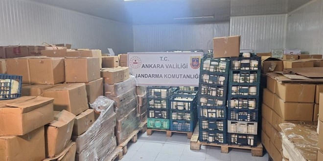 Ankara İvedik Organize Sanayi Bölgesi’nde Sahte Gıda Operasyonu