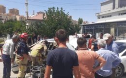 Ankara’da trafik kazası: 1 ölü, 3 yaralı