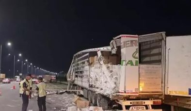 Beykoz’da hafriyat kamyonu TIR’a çarptı: 1 ölü