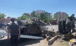 Bolu’da zincirleme trafik kazasında 2 işi öldü, 3 kişi yaralandı