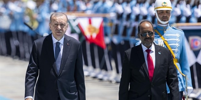 Cumhurbaşkanı Erdoğan Somali Cumhurbaşkanı ile görüştü