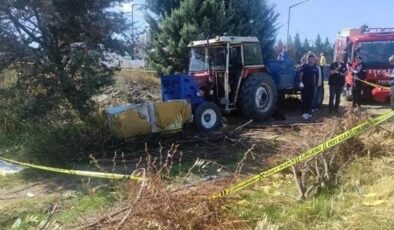 Kayıp sürücünün cesedi traktörünün altında bulundu