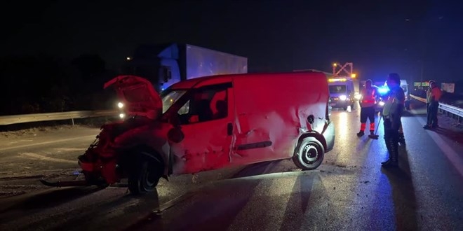 Bursa-İzmir Otoyolu’ndaki kazada 1 kişi öldü, 1 kişi yaralandı