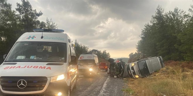 Muğla’da 2 kaza, 1 ölü, 14 yaralı