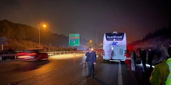 Bursa’da yolcu otobüsünün çarptığı kadın yaşamını yitirdi