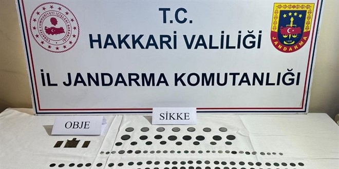 Hakkari’de Bizans dönemine ait 163 sikke ele geçirildi