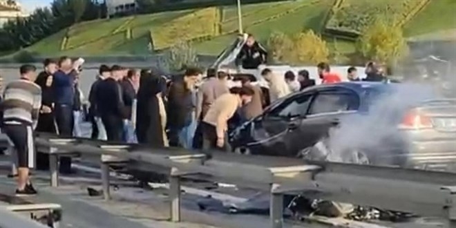 İstanbul’da TEM Otoyolu’nda zincirleme trafik kazası: 2 ölü, 4 yaralı