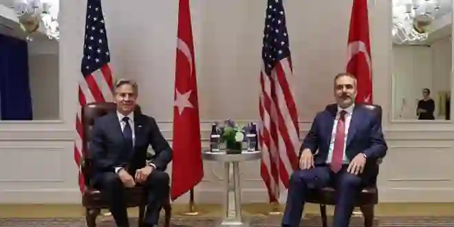 Bakan Fidan ABD’li mevkidaşı Blinken ile görüştü