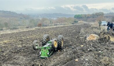 Çanakkale’de devrilen traktörün sürücüsü öldü