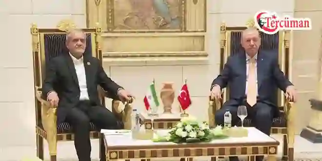 Erdoğan ile Pezeşkiyan ‘Suriye’nin toprak bütünlüğü’nü görüştü