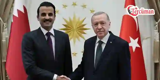 Erdoğan, Katar Emiri Al Sani ile görüştü