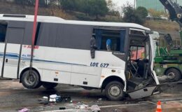 İstanbul’da minibüs devrildi: 1 ölü, 7 yaralı