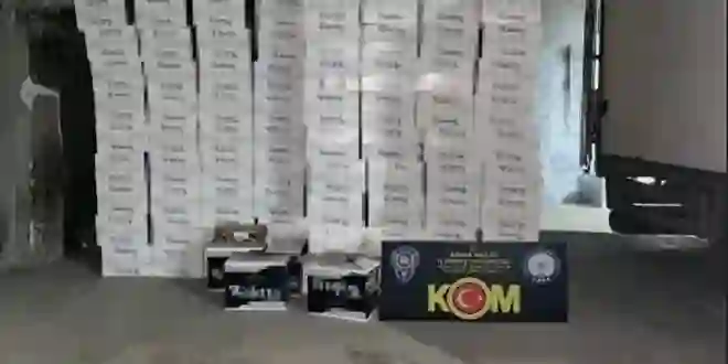 Milyonlarca kaçak makaron ve tonca tütün ele geçirildi: Piyasa değeri 17 milyon lira