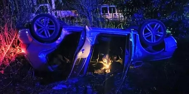 Samsun’da takla atan otomobilde 1 yaşındaki Uras öldü, 5 kişi yaralandı