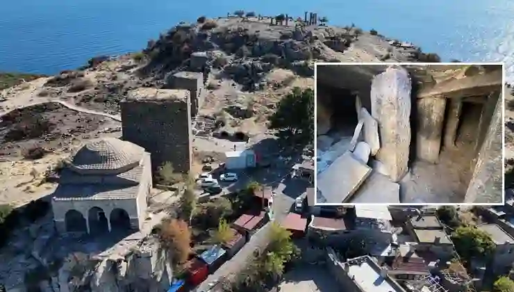 Assos kazılarında erken Osmanlı dönemine ait hamam gün yüzüne çıkarıldı