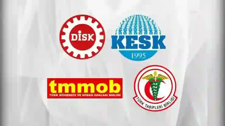 DİSK, KESK, TMMOB ve TTB’den ortak açıklama: İstanbul Barosu’na yönelik bu hukuksuzluğu kabul etmiyoruz!