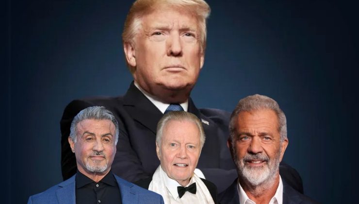 Donald Trump ünlü aktörler Mel Gibson, Sylvester Stallone ve Jon Voight’ı ‘Hollywood Özel Elçisi’ seçti