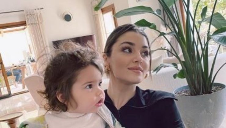 Hande Erçel’den yeğeni Mavi’ye 30 bin liralık karne hediyesi