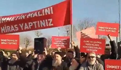 Menzil cemaatinde ‘miras’ kavgası sokak eylemlerine dönüştü; “Ümmetin malını miras yaptınız”