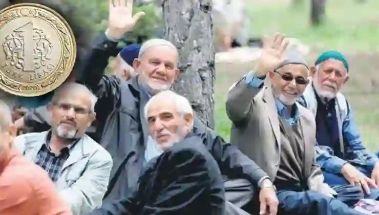 Resmen açıklandı. Emeklilere 1 lira oldu