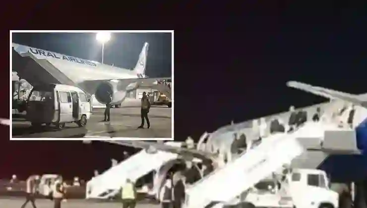 Rus hava yolu şirketi Ural Airlines’a ait yolcu uçağı Mısır’a acil iniş yaptı