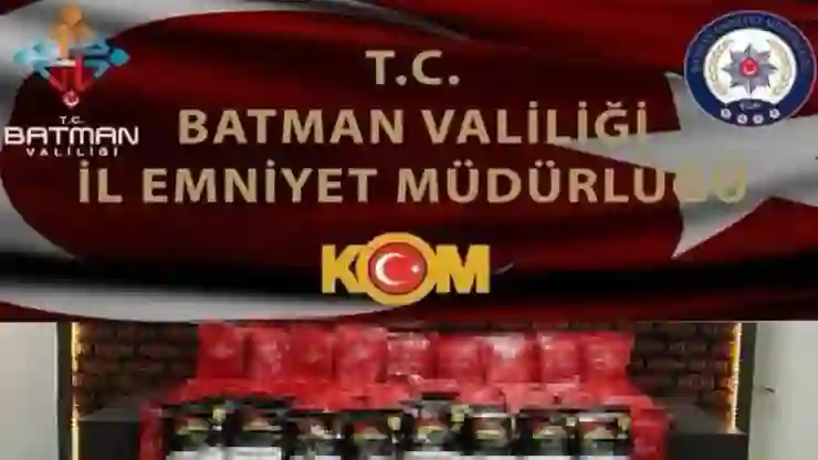 Batman’da kaçak tütün ve elektronik sigara ele geçirildi