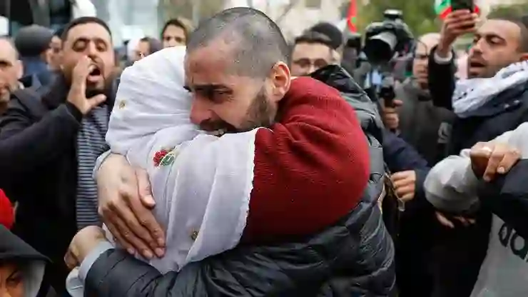 İsrail hapishanelerindeki 183 Filistinli serbest bırakıldı