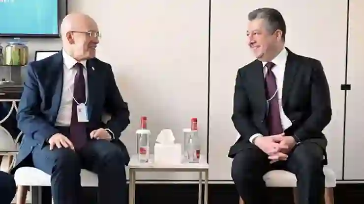 Mehmet Şimşek, IKBY Başbakanı Mesrur Barzani ile görüştü