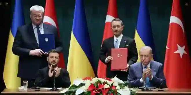 Türkiye ile Ukrayna arasında 2 anlaşma imzalandı