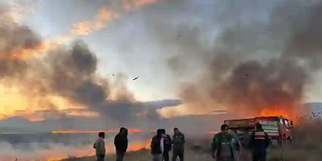 Yamadı Gölü’nde 10 günde üçüncü yangın: 1 şüpheli gözaltında