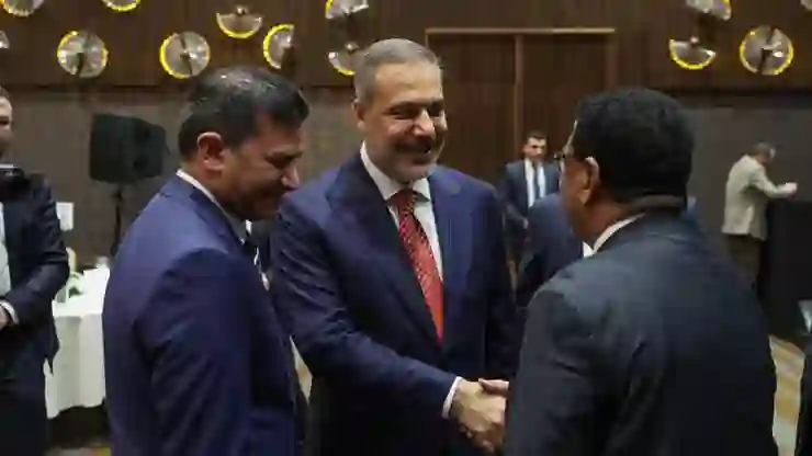 Hakan Fidan, İİT üyesi ülkelerin büyükelçileriyle buluştu