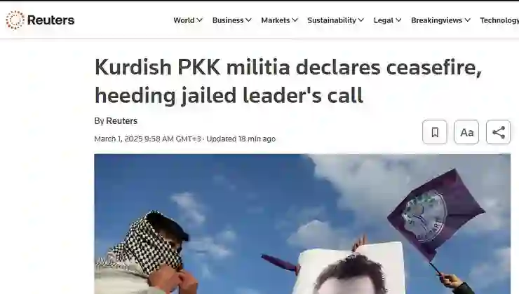 PKK’nın ateşkes ilanı dünya manşetlerinde: “40 yılın ardından kan dökülmeyecek”