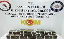 Samsun’da 18 bin 800 makaron ele geçirildi