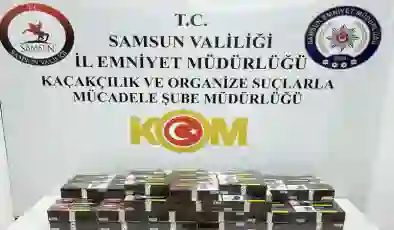 Samsun’da 18 bin 800 makaron ele geçirildi