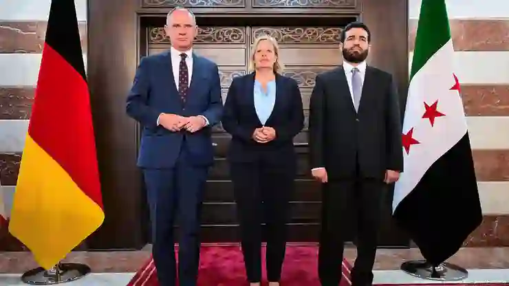 Alman Bakan’dan Şam’da “sınır dışı” temasları