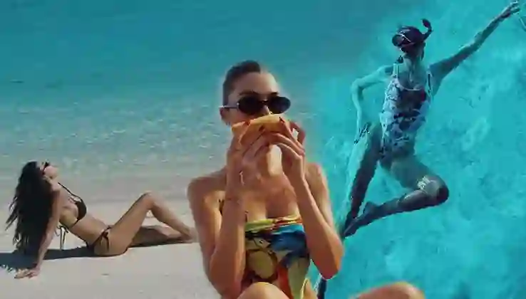 Hande Erçel’in Maldivler tatili: Dalış yaptığı anları paylaştı